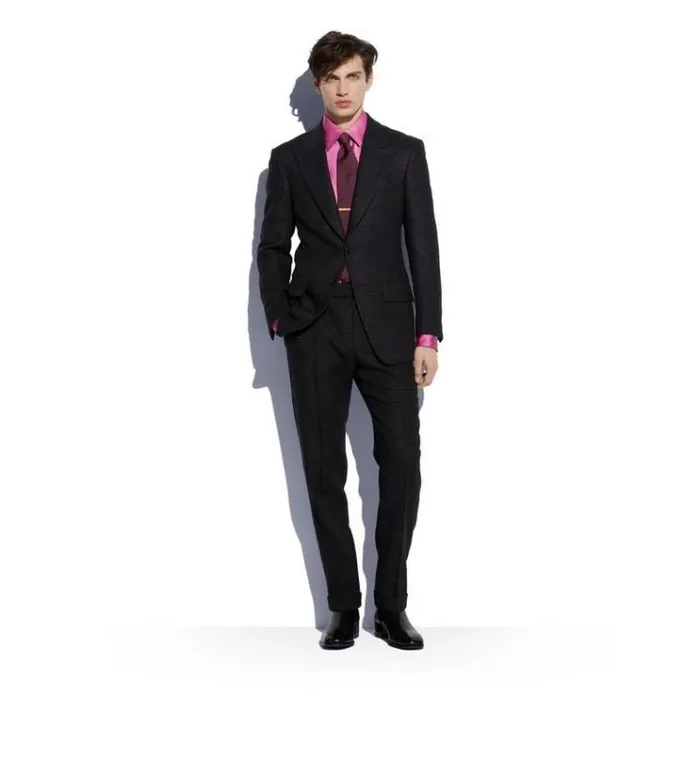 Tom Ford Ties and Bow Ties TWILL JAQCUARD TIE Magenta 8211 Men Tom Ford Ties and Bow Ties TWILL JAQCUARD TIE Magenta 8211 Men