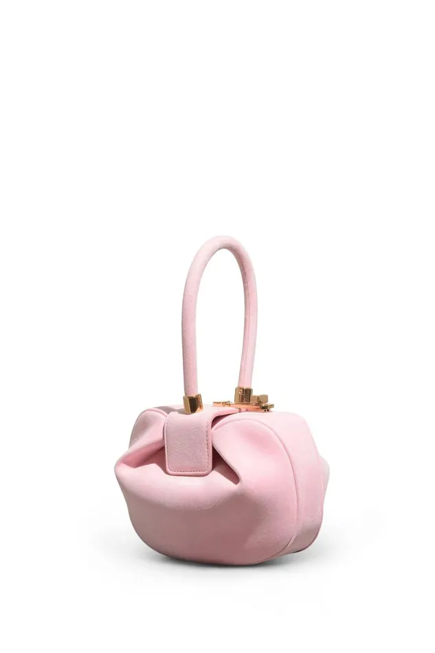 Top Handles Women Gabriela Hearst Demi Bag In Pink Suede