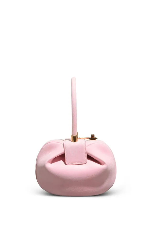 Top Handles Women Gabriela Hearst Demi Bag In Pink Suede