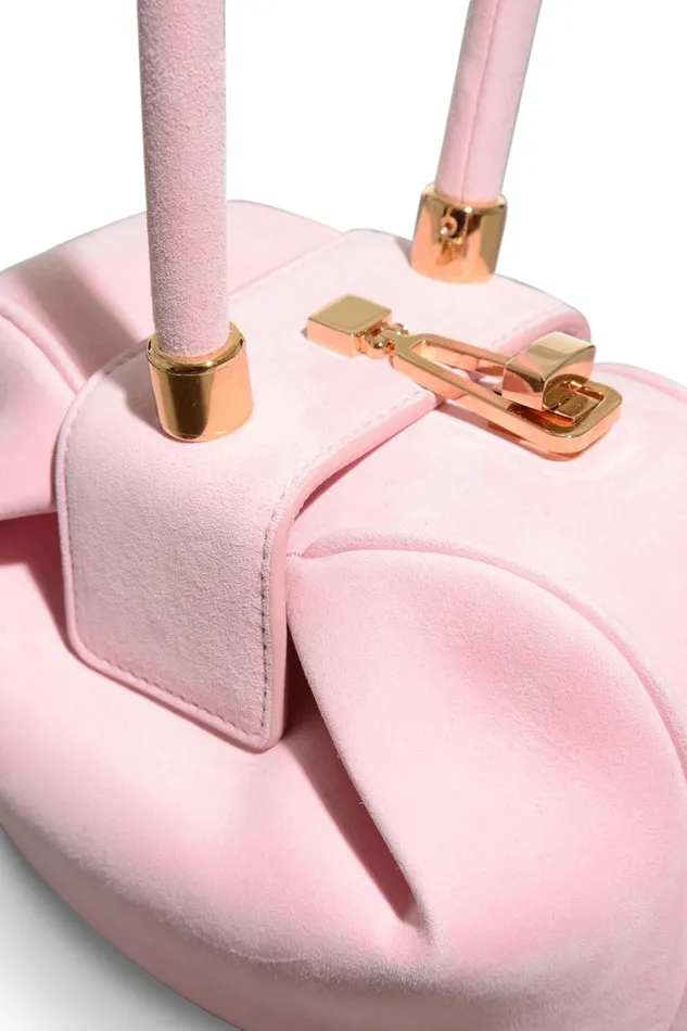 Top Handles Women Gabriela Hearst Demi Bag In Pink Suede