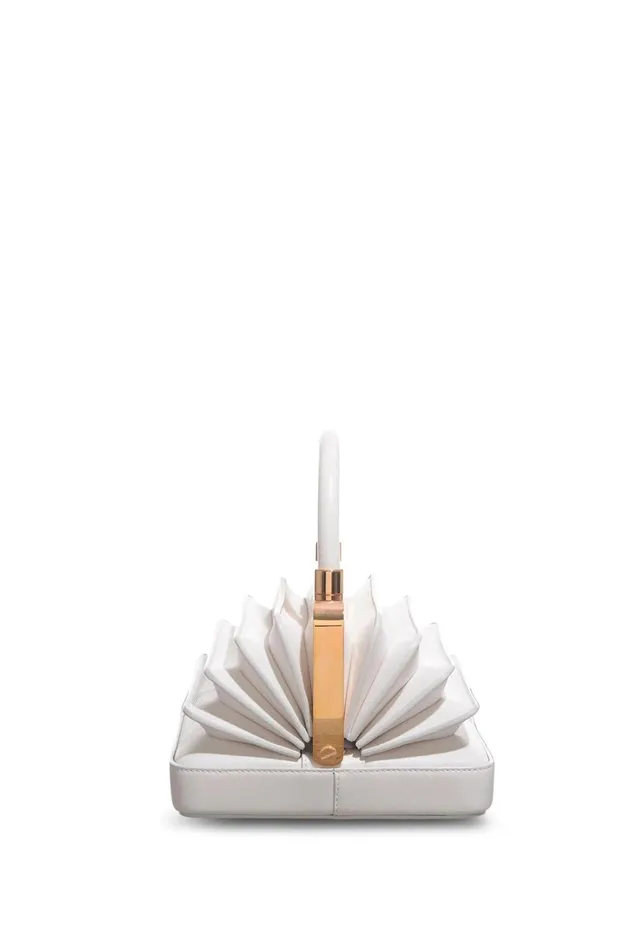 Top Handles Women Gabriela Hearst Diana Bag In Ivory Nappa Leather