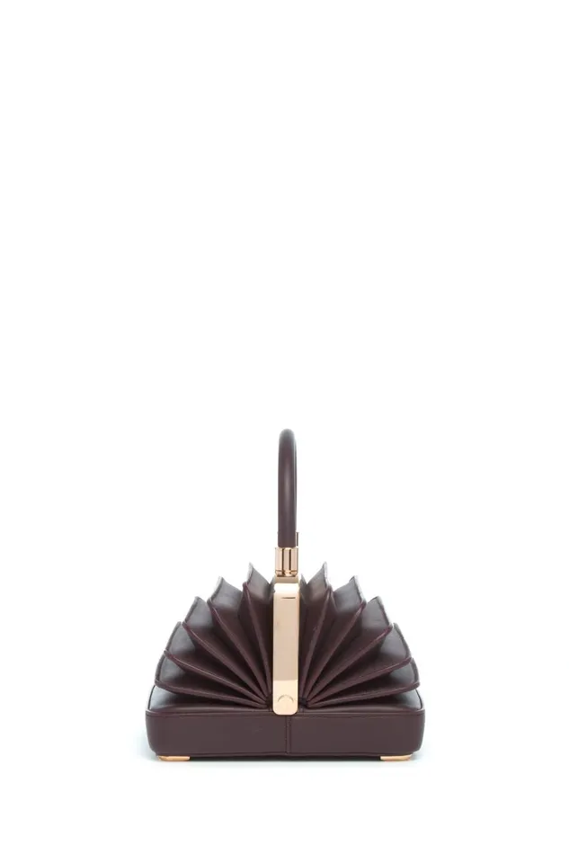 Top Handles Women Gabriela Hearst Small Diana Bag In Bordeaux Nappa Leather