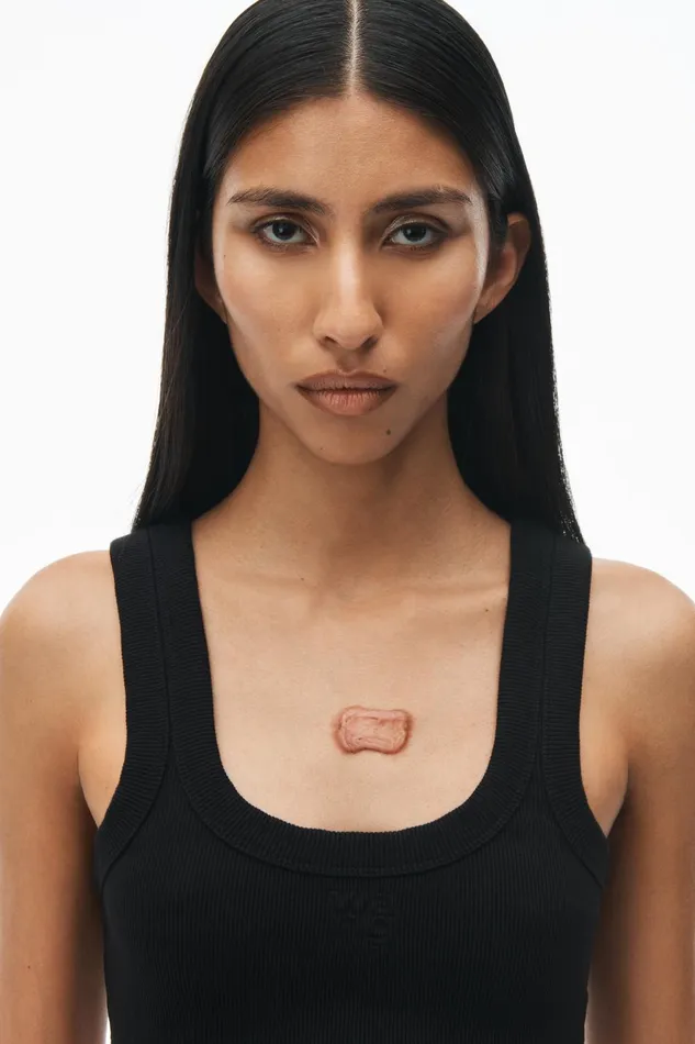 Tops and Shirts Women Alexander Wang Embossed Logo Tank Bra