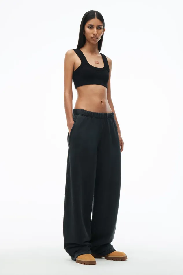 Tops and Shirts Women Alexander Wang Embossed Logo Tank Bra