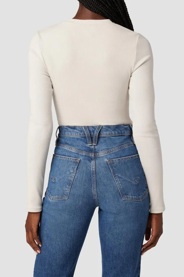 Tops and Sweaters Women Hudson Jeans Sweetheart Cut Out Bodysuit Moonbeam Tops and Sweaters Women Hudson Jeans Sweetheart Cut Out Bodysuit Moonbeam