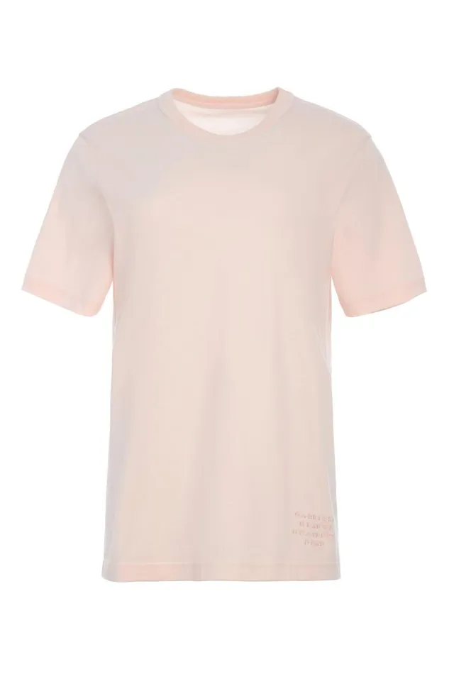 Tops Men Gabriela Hearst Bandeira TShirt In Pale Blush Fine Cotton Jersey