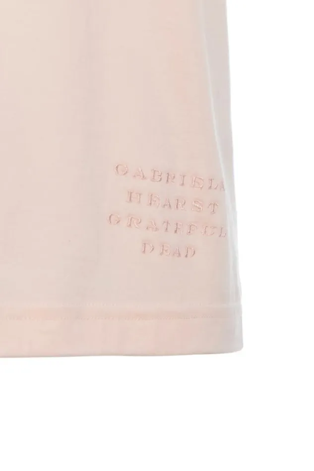 Tops Men Gabriela Hearst Bandeira TShirt In Pale Blush Fine Cotton Jersey