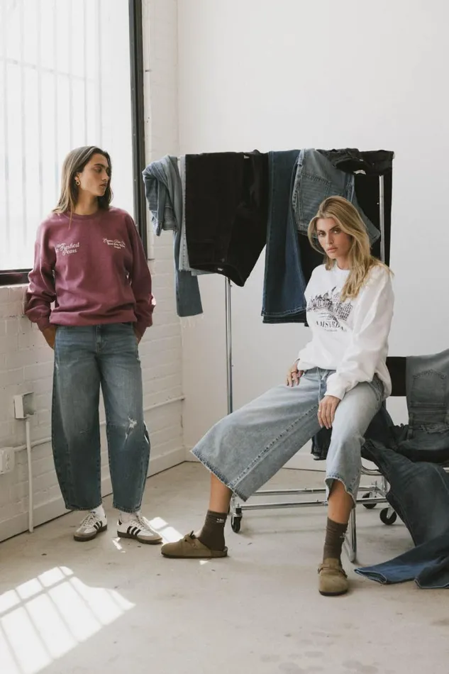 Tops Women Bohme Amsterdam Cityscape Crewneck