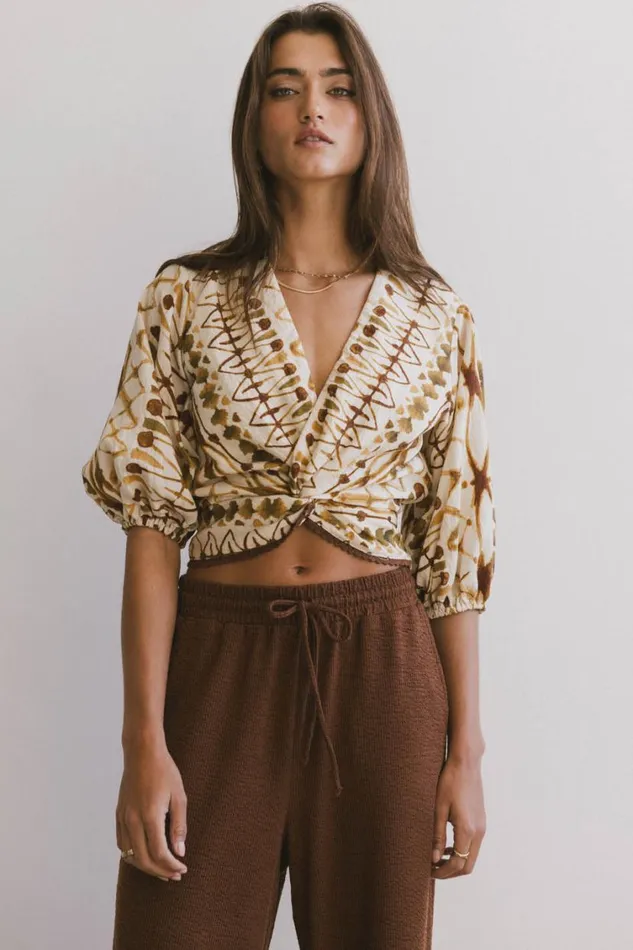 Tops Women Bohme Chrissy Abstract Blouse