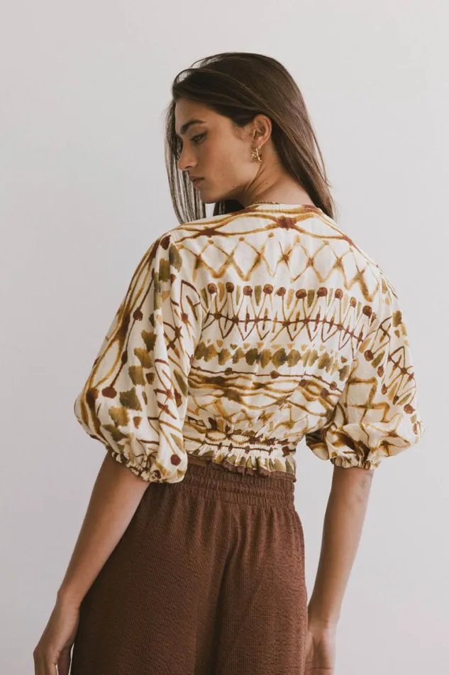 Tops Women Bohme Chrissy Abstract Blouse