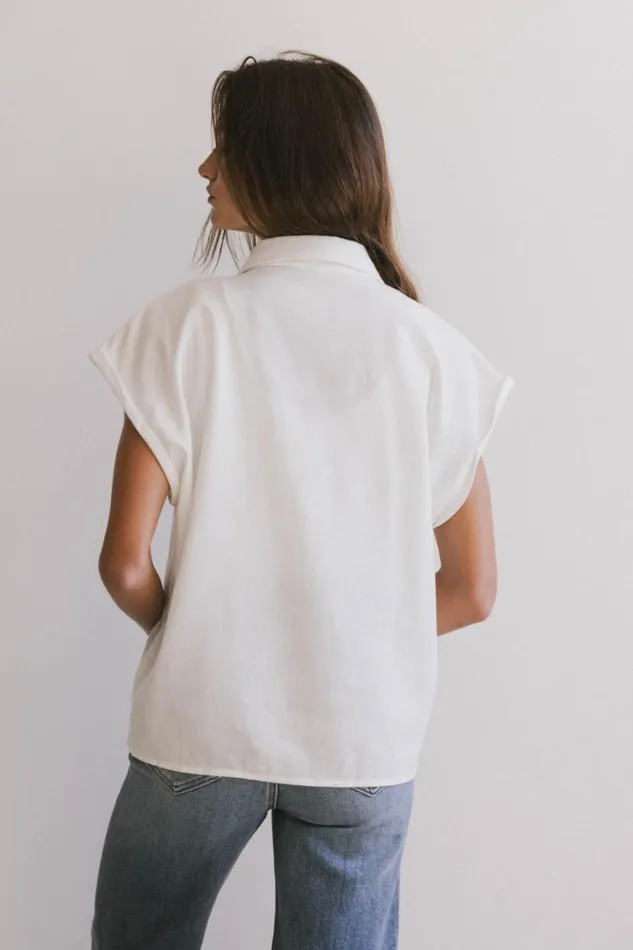 Tops Women Bohme Elle Embroidered Button Up