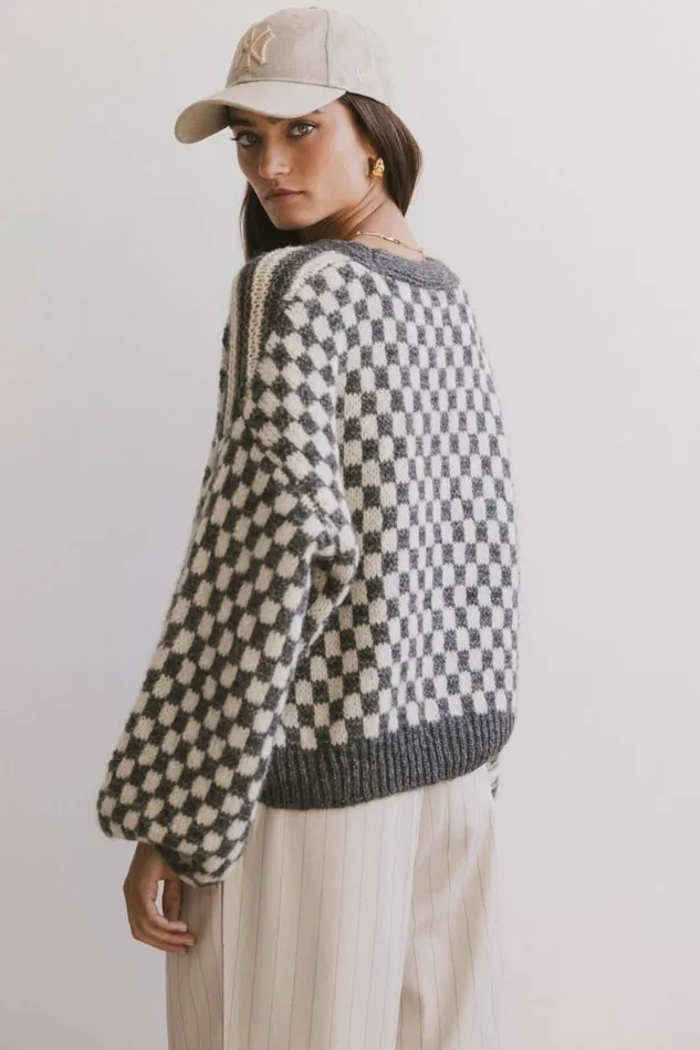 Tops Women Bohme Janey Cardigan In Charcoal Charcoal