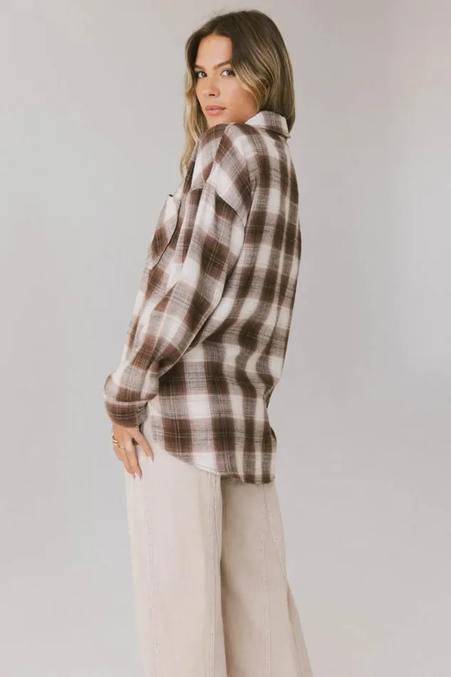 Tops Women Bohme Tyson Plaid Flannel Button Up