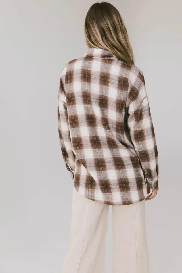Tops Women Bohme Tyson Plaid Flannel Button Up