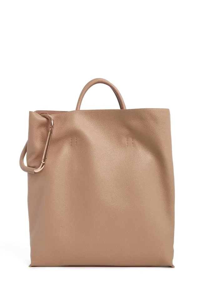 Totes Women Gabriela Hearst Eileen Tote Bag In Nude Textured Leather