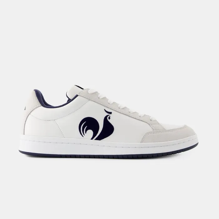 Trainers And Sneakers Men Le Coq Sportif Shoes LCS COURT ROOSTER Optical Whitedress Blue Trainers And Sneakers Men Le Coq Sportif Shoes LCS COURT ROOSTER Optical Whitedress Blue