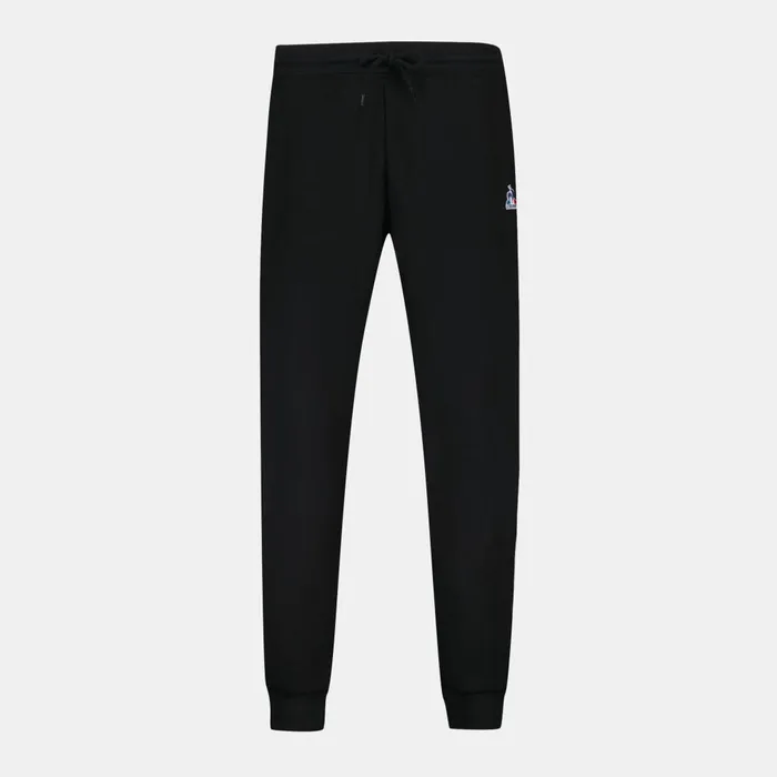Trousers And Joggers Men Le Coq Sportif Essentiels Pantalon Regular Noir Homme Black