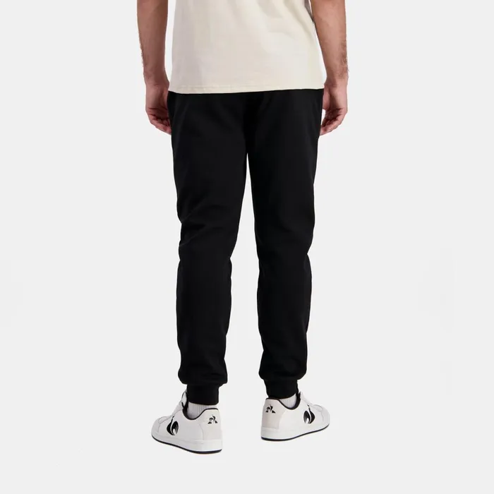 Trousers And Joggers Men Le Coq Sportif Essentiels Pantalon Regular Noir Homme Black