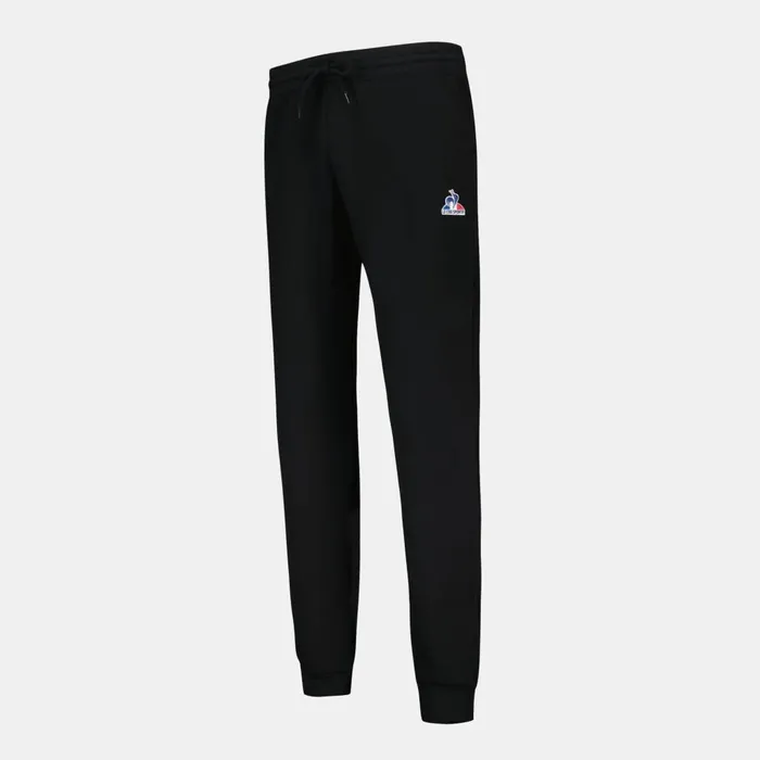 Trousers And Joggers Men Le Coq Sportif Essentiels Pantalon Regular Noir Homme Black