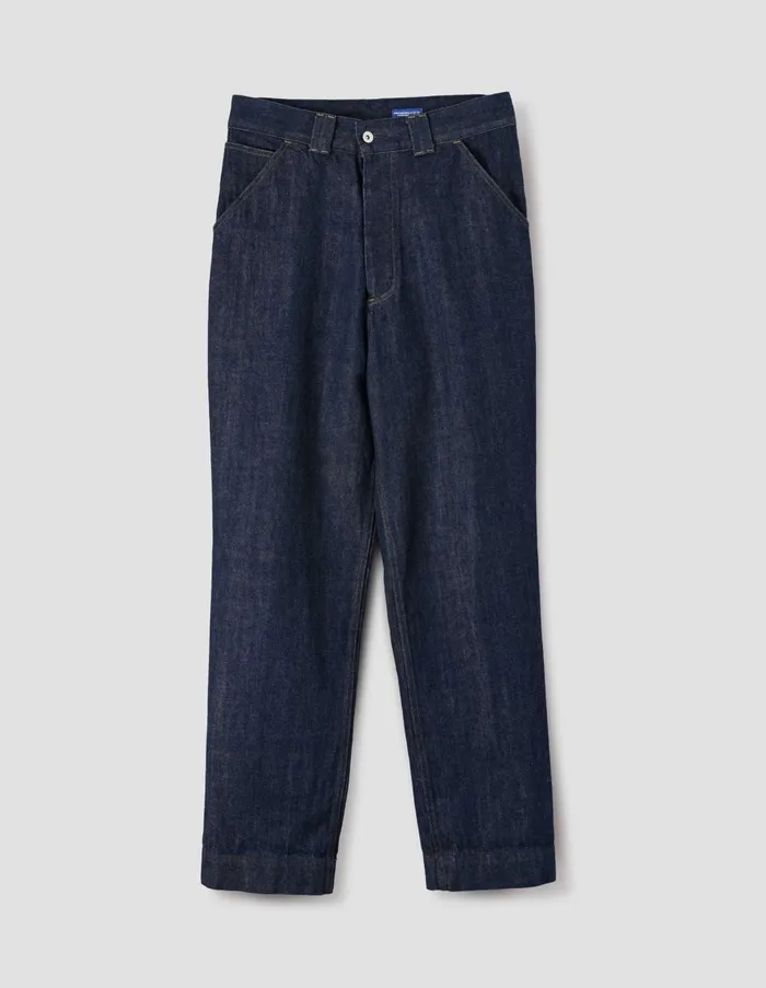 Trousers Men Margaret Howell Mhl Tapered Jean Indigo