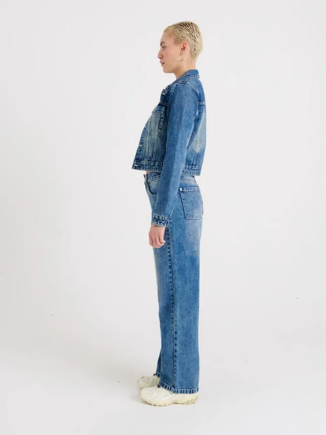 Trucker Denim Jacket Women The Ragged Priest Coats and Jackets