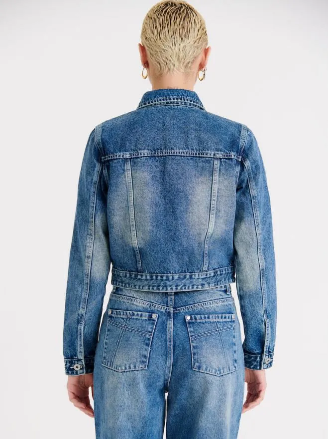 Trucker Denim Jacket Women The Ragged Priest Coats and Jackets