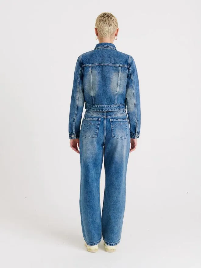 Trucker Denim Jacket Women The Ragged Priest Coats and Jackets