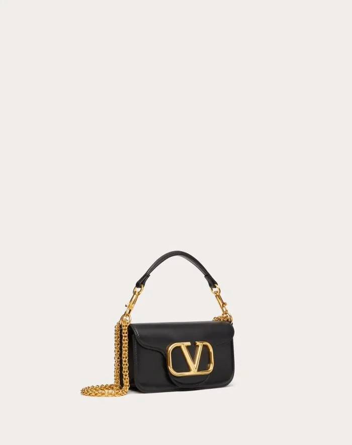 Valentino Shoulder Bags Woman Valentino Garavani Loc Small Shoulder Bag In Calfskin For Woman In Light Ivory Light Ivory Valentino Shoulder Bags Woman Valentino Garavani Loc Small Shoulder Bag In Calfskin For Woman In Light Ivory Light Ivory