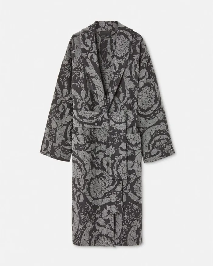 Versace Barocco Robe Print WomenMen Loungewear and Pajamas