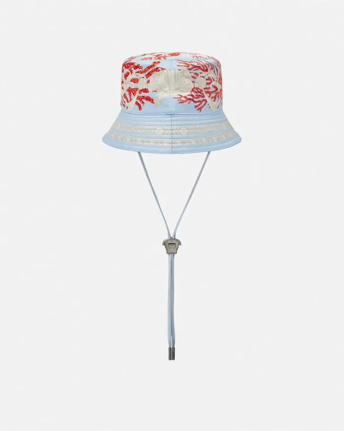 Versace Barocco Sea Bucket Hat Blueprint WomenMen Hats and Caps Versace Barocco Sea Bucket Hat Blueprint WomenMen Hats and Caps