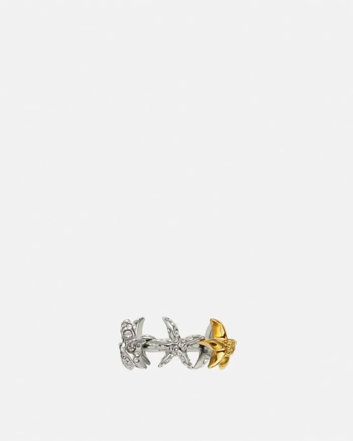 Versace Barocco Sea Ring Gold MenWomen Rings