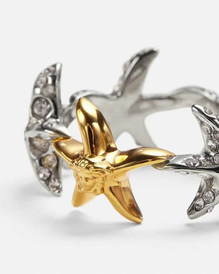 Versace Barocco Sea Ring Gold MenWomen Rings Versace Barocco Sea Ring Gold MenWomen Rings