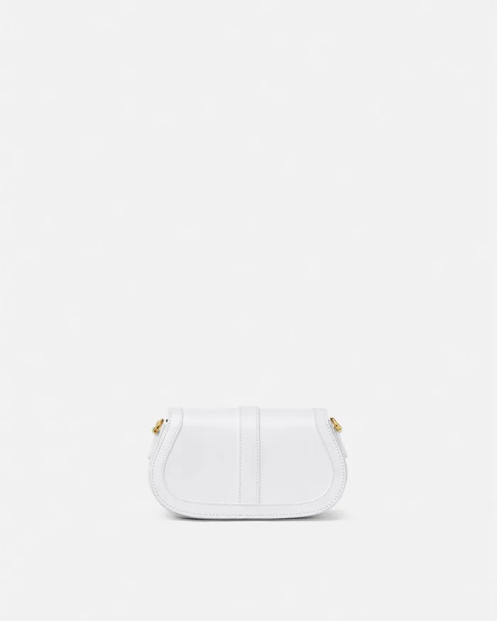 Versace Greca Goddess Mini Shoulder Bag White Women Shoulder and Crossbody Versace Greca Goddess Mini Shoulder Bag White Women Shoulder and Crossbody