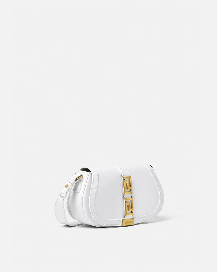 Versace Greca Goddess Shoulder Bag White Women Shoulder and Crossbody Versace Greca Goddess Shoulder Bag White Women Shoulder and Crossbody