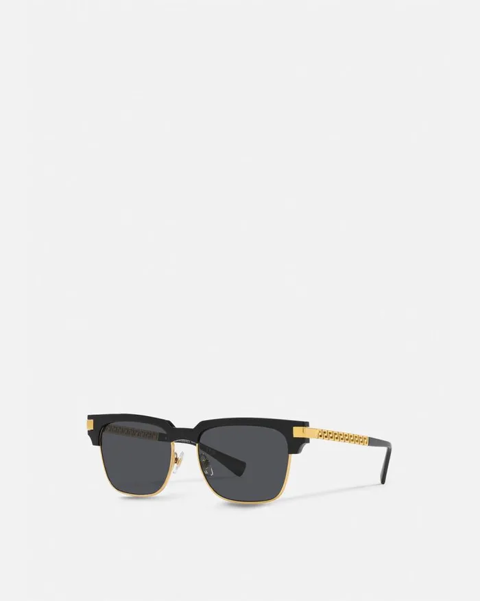 Versace Greca Sunglasses Black Men Sunglasses
