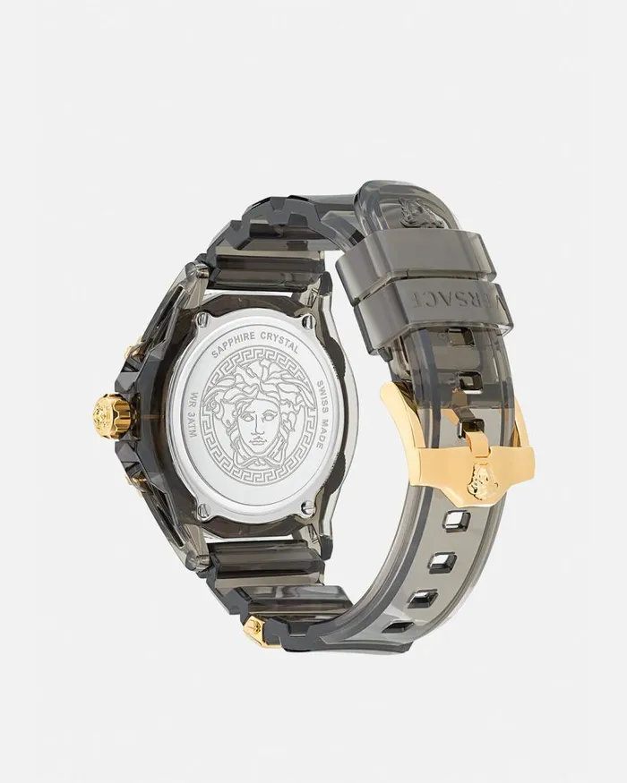 Versace Icon Active Indiglo Watch Gray WomenMen Watches Versace Icon Active Indiglo Watch Gray WomenMen Watches