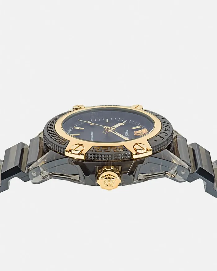 Versace Icon Active Indiglo Watch Gray WomenMen Watches Versace Icon Active Indiglo Watch Gray WomenMen Watches