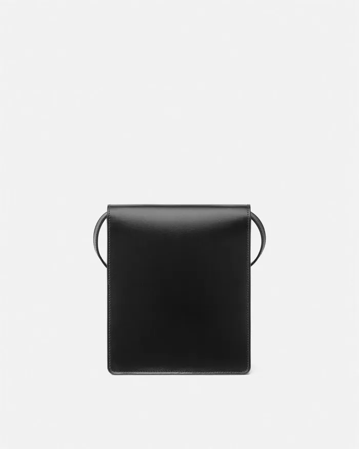 Versace Leather Crossbody Cargo Bag Blacksilver Men Crossbody and Messengers Versace Leather Crossbody Cargo Bag Blacksilver Men Crossbody and Messengers
