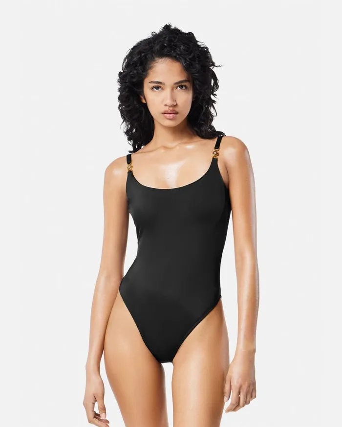 Versace Medusa 03995 OnePiece Swimsuit Black Women Swimwear Versace Medusa 03995 OnePiece Swimsuit Black Women Swimwear