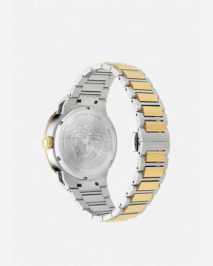 Versace Medusa Infinite Diamond Watch Silvergold Women Watches Versace Medusa Infinite Diamond Watch Silvergold Women Watches