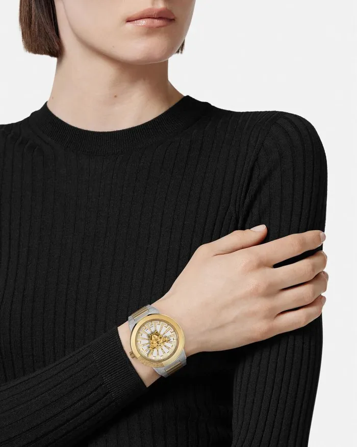 Versace Medusa Infinite Diamond Watch Silvergold Women Watches Versace Medusa Infinite Diamond Watch Silvergold Women Watches