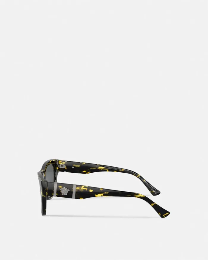 Versace Medusa Legend Squared Sunglasses Havana Men Sunglasses Versace Medusa Legend Squared Sunglasses Havana Men Sunglasses