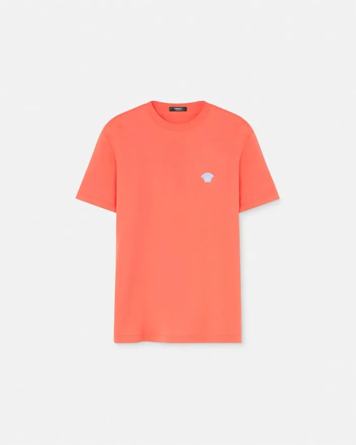 Versace Medusa TShirt Coral Men TShirts and Polos
