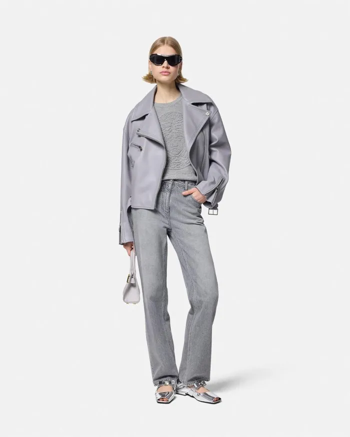 Versace RegularFit Jeans Gray Women Pants and Shorts Versace RegularFit Jeans Gray Women Pants and Shorts