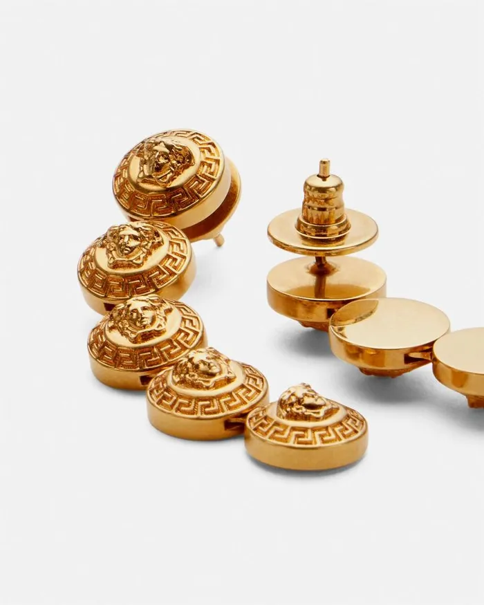 Versace Tribute Medusa Drop Earrings Gold Women Earrings Versace Tribute Medusa Drop Earrings Gold Women Earrings