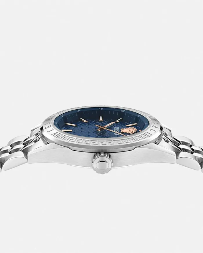 Versace VCode Lady Watch Bluesilver Women Watches Versace VCode Lady Watch Bluesilver Women Watches