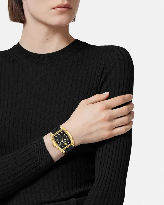 Versace Versace Dominus Lady Watch Blackgold Women Watches Versace Versace Dominus Lady Watch Blackgold Women Watches