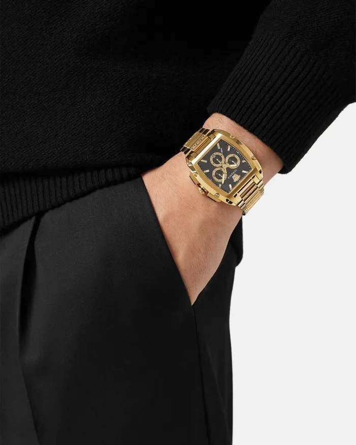 Versace Versace Dominus Watch Gold Men Watches Versace Versace Dominus Watch Gold Men Watches