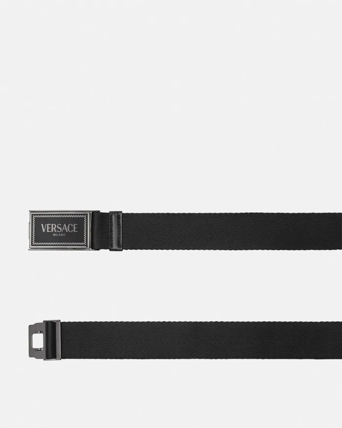 Versace Versace Milano Belt 35 Cm Black Men Belts Versace Versace Milano Belt 35 Cm Black Men Belts