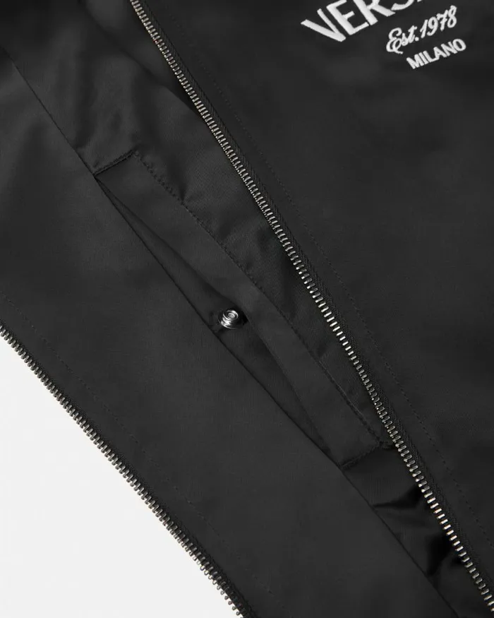 Versace Versace Roses Bomber Jacket Black Men Jackets and Coats Versace Versace Roses Bomber Jacket Black Men Jackets and Coats